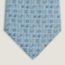 H Collection tie, ciel/bleu grisé/gold