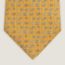 H Collection tie, jaune/blanc/gris