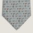 H Collection tie, gris/marine/potiron