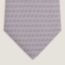 H Duo tie, rose/bleu