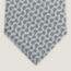 Glenan Zig Zag tie, gris/denim