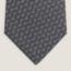 Glenan Zig Zag tie, anthracite/gris clair