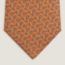 Glenan Zig Zag tie, orange/anthracite