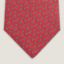 Glenan Zig Zag tie, rouge/gris