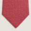 Glenan Zig Zag tie, rouge/gris