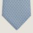 H Gourmette tie, bleu clair/bleu moyen, no stock