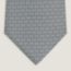 H Gourmette tie, anthracite/gris clair