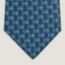 Trois Petits Maillons tie, bleu marine/denim/bleu ciel