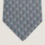 Trois Petits Maillons tie, anthracite/denim/gris clair