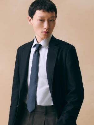 “锚链流转”领带, 视图: 图片：产品佩戴, worn, 当前为第2张（共2张）