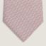 Au Fil des Maillons tie 7&nbsp;cm, guimauve/blanc