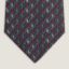 Cle Clochette tie, bleu marine foncé/rouge/anthracite