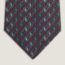 Cle Clochette tie, bleu marine foncé/rouge/anthracite