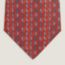 Cle Clochette tie, rouge/bleu marine/gris
