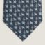 Cheval de Neige tie, marine/ciel/rouge, no stock