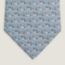“雪地骏马”领带, 天空蓝/白色/炭灰色