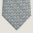 “雪地骏马”领带, 灰色/天空蓝/中蓝色
