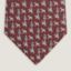 “雪地骏马”领带, 波尔多红/浅灰色/炭灰色