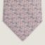 “雪地骏马”领带, 玫瑰色/白色/炭灰色