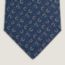 “幸运马蹄铁”领带, 海军蓝/灰色/中蓝色, 没有存货