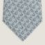 Fers Lucky tie, gris clair/anthracite/bleu ciel