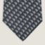 Saddle Demonstration tie, bleu marine/blanc/gris
