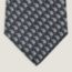 Saddle Demonstration tie, bleu marine/blanc/gris