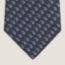 Saddle Demonstration tie, marine/gris/rouge