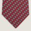 Saddle Demonstration tie, rouge/gris/noir