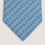 Saddle Demonstration tie, azur/gris/ciel
