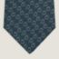 Double Jeu tie, anthracite/vert/gris clair