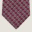 Double Jeu tie, bordeaux/gris/blanc