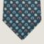 Fer H Cheval tie, bleu marine/rouge/jaune