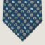 Fer H Cheval tie, bleu marine/vert/orange