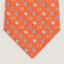 Fer H Cheval tie, orange/denim/jaune