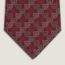 Horse in Love tie 7&nbsp;cm, bordeaux/coquelicot/blanc