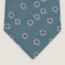 Marguerite tie, gris/ciel/orange