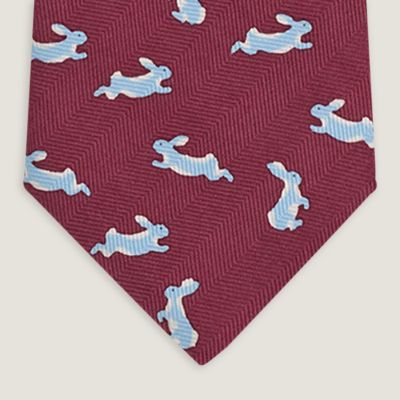 “林中兔影”领带