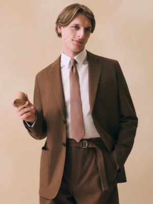 “锚链幻境”领带, 视图: 图片：产品佩戴, worn, 当前为第2张（共2张）