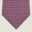 Maillons H'Ypnotiques tie 7&nbsp;cm, coquelicot/blanc/azur