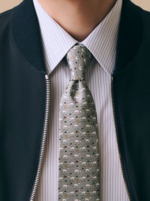 “骏马铁艺”领带, 视图: 图片：产品佩戴, worn, 当前为第2张（共2张）