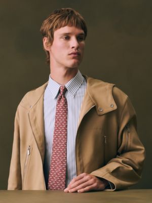 “骏马铁艺”领带, 视图: 图片：产品佩戴, worn, 当前为第2张（共2张）