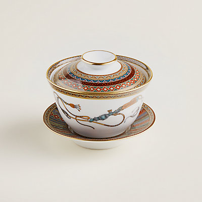 Cheval d'Orient tea cup and saucer n°2 | Hermès Mainland China Cheval d'Orient tea cup and saucer n°2 | Hermès Mainland China