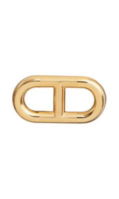 Maillon H, Metallic finish Yellow gold