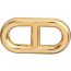 Maillon H, Metallic finish Yellow gold