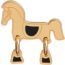 Tornade, Metallic finish Yellow gold