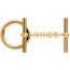 Croisiere, Metallic finish Yellow gold