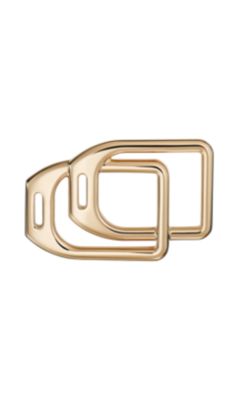 Jockey au Carre, Metallic finish Yellow gold