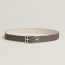 Cape Cod 32 reversible belt, gris étain/craie