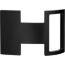 H belt buckle & Reversible leather strap 32&nbsp;mm, Dive So Black, Metallic finish Black